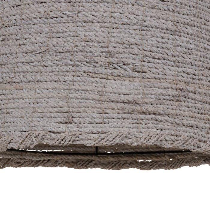 Lámpara Techo Blanco 100% Fibra Natural 43 X 43 X 52 Cm