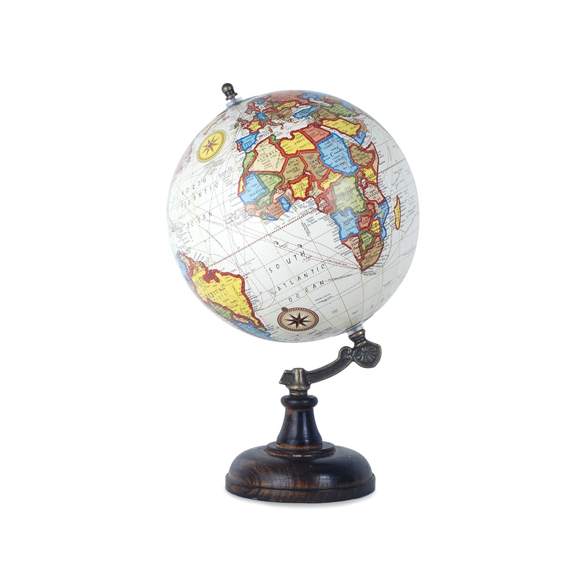 Globo Mundo Blanco 20Cm