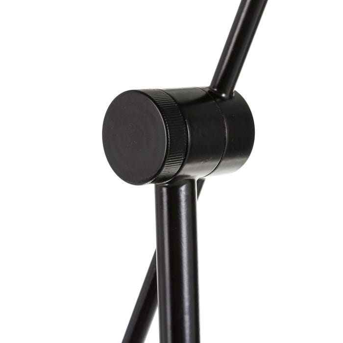 Luminária de chão LED moderna em aço preto 70 x 70 x 154 cm