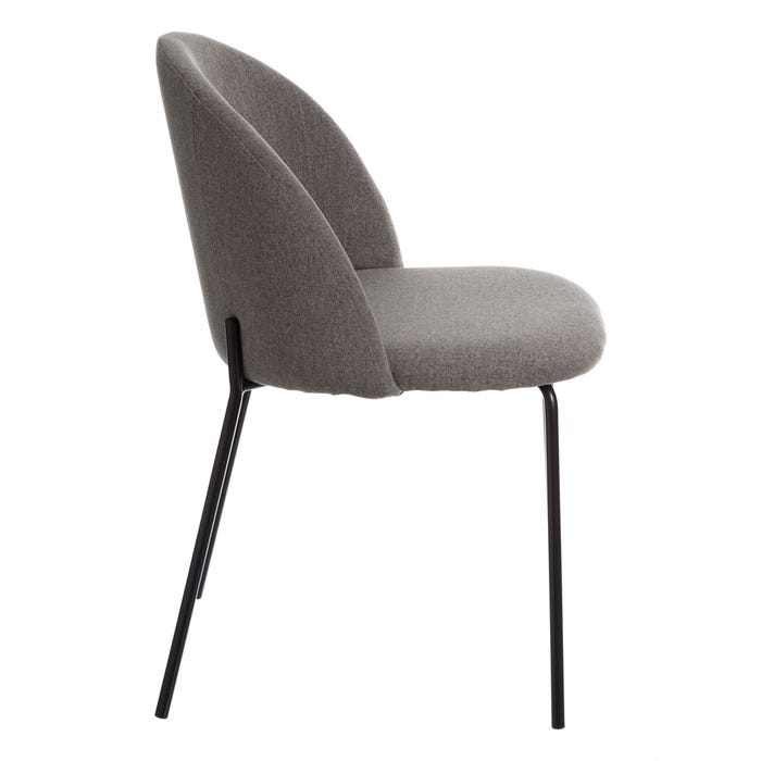 Modern Gray Fabric-Metal Chair Living Room 50 X 54 X 78.50 Cm