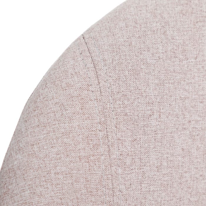 Silla Beige Tejido-Metal Moderno Salón 50 X 54 X 78,50 Cm