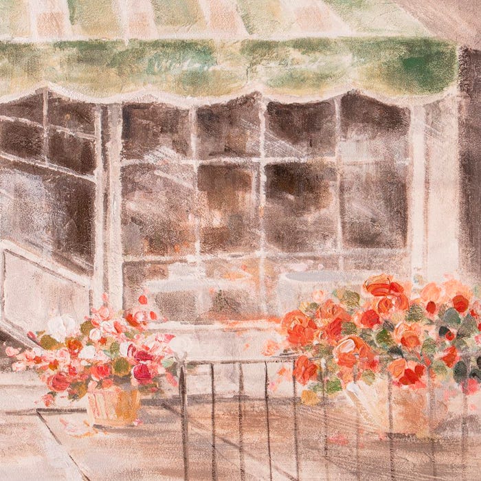 Pintura "Restaurant" Multicolor Lienzo 120 X 3 X 90 Cm