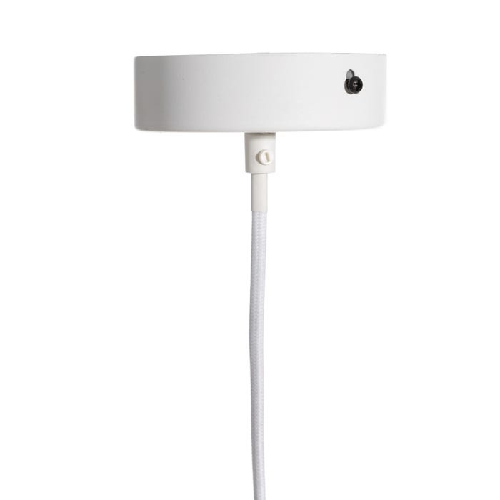 Lámpara Techo Blanco Cuerda De Papel 34 X 34 X 22 Cm