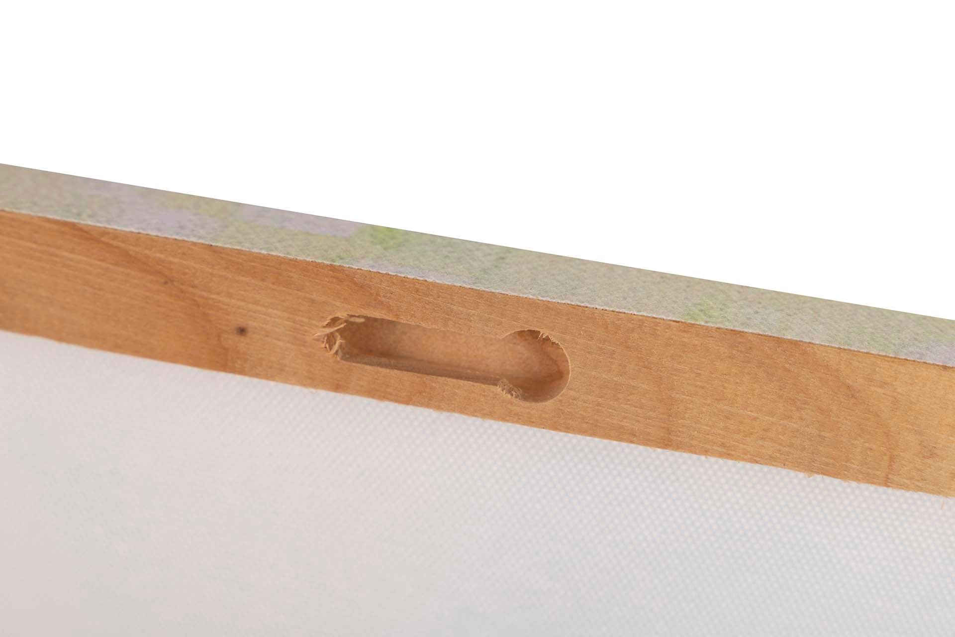 SET OF 2 CANVAS FLOWERS 40% HAND PAINTED 40x2x40 CM