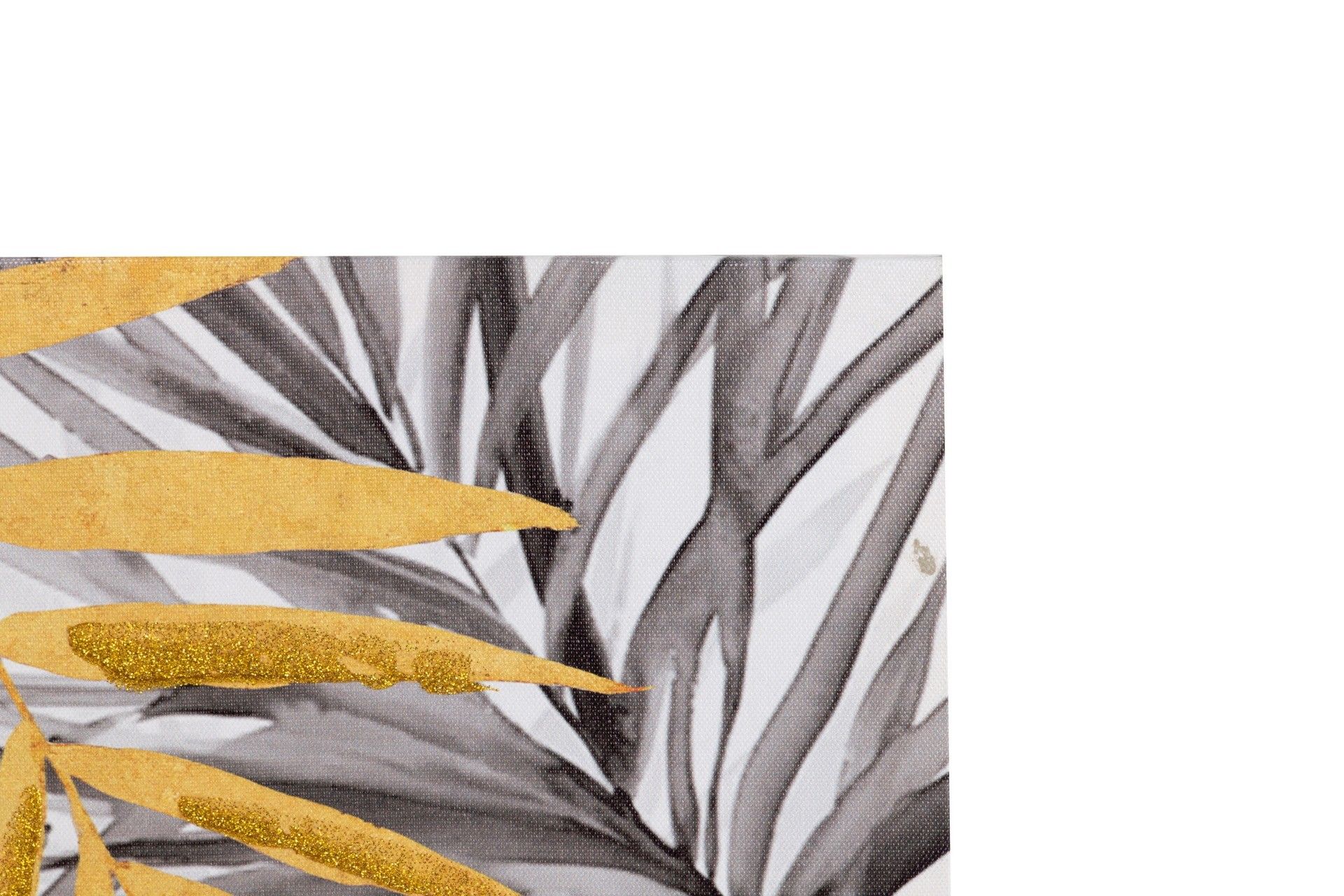 SET OF 2 LEAF CANVASES 40% HAND PAINTED 60x3x60 CM