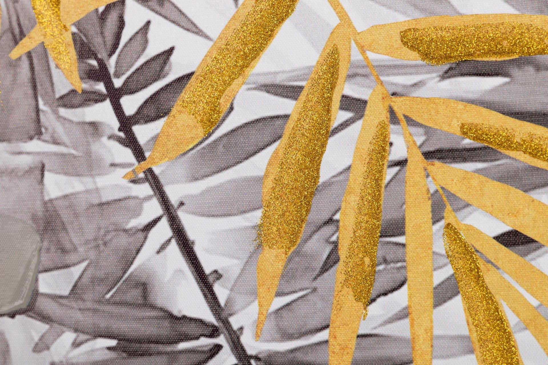 SET OF 2 LEAF CANVASES 40% HAND PAINTED 60x3x60 CM