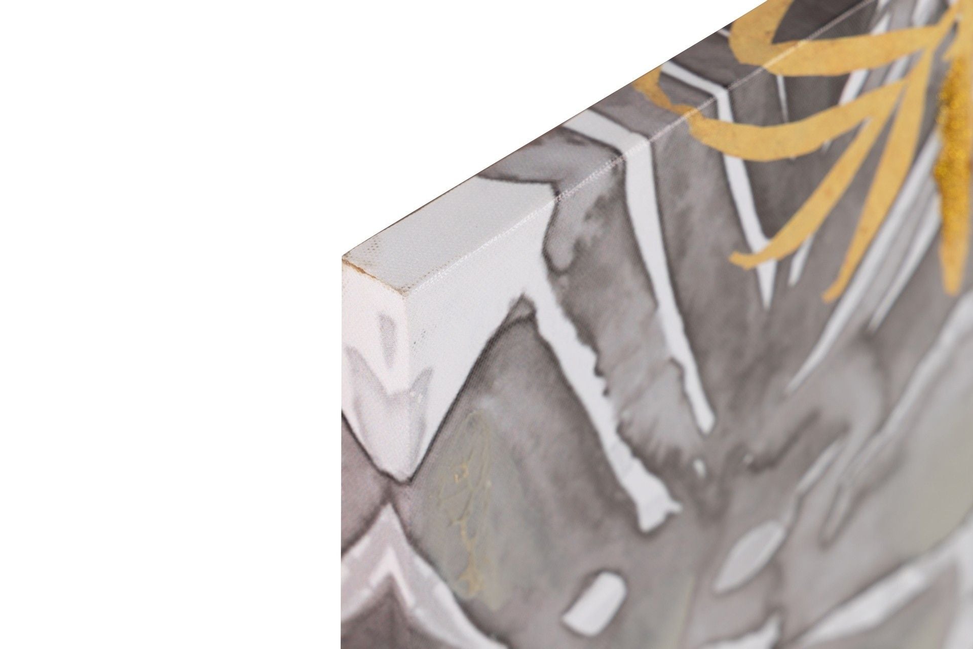 SET OF 2 LEAF CANVASES 40% HAND PAINTED 60x3x60 CM