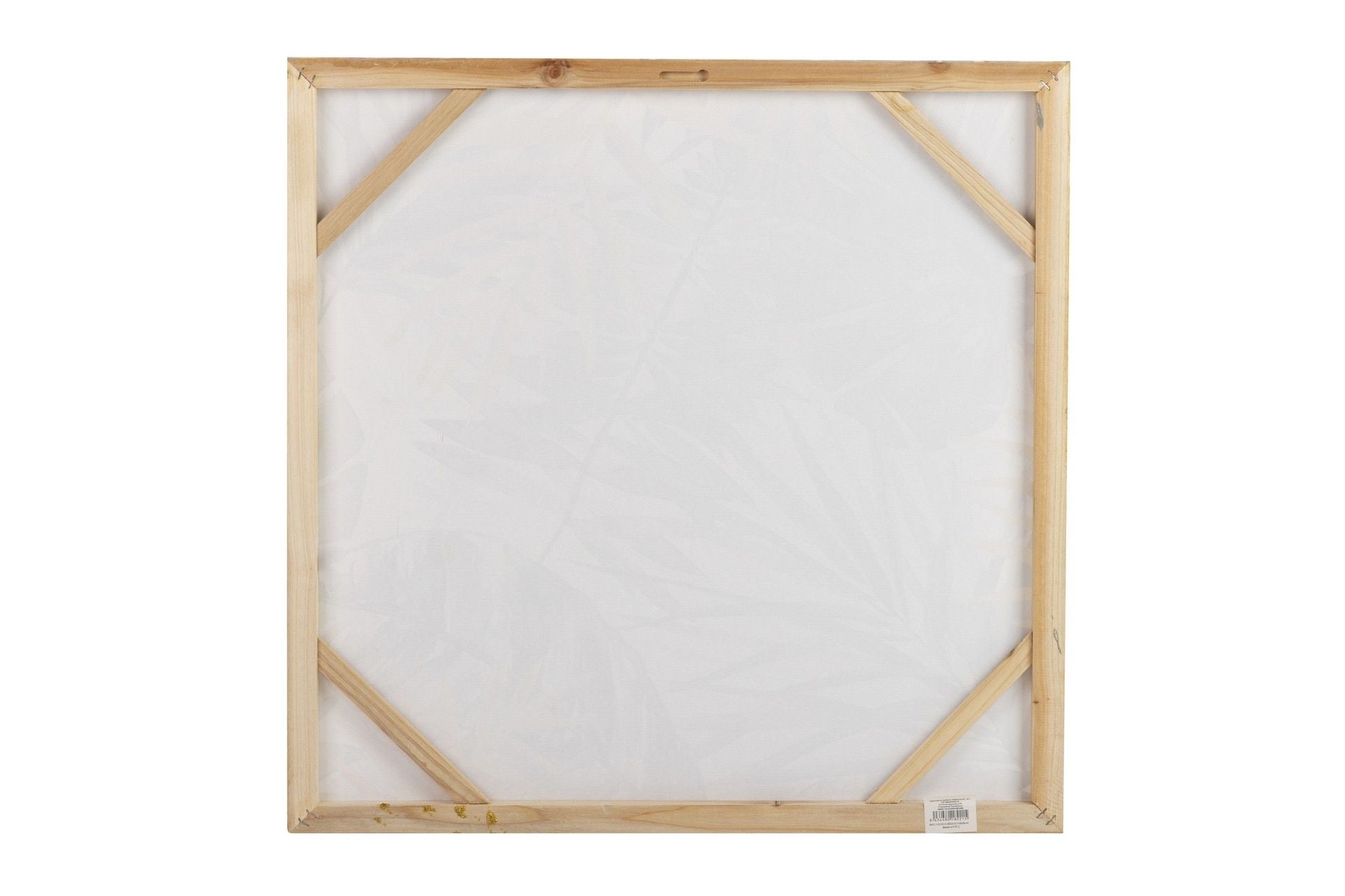 SET OF 2 LEAF CANVASES 40% HAND PAINTED 60x3x60 CM