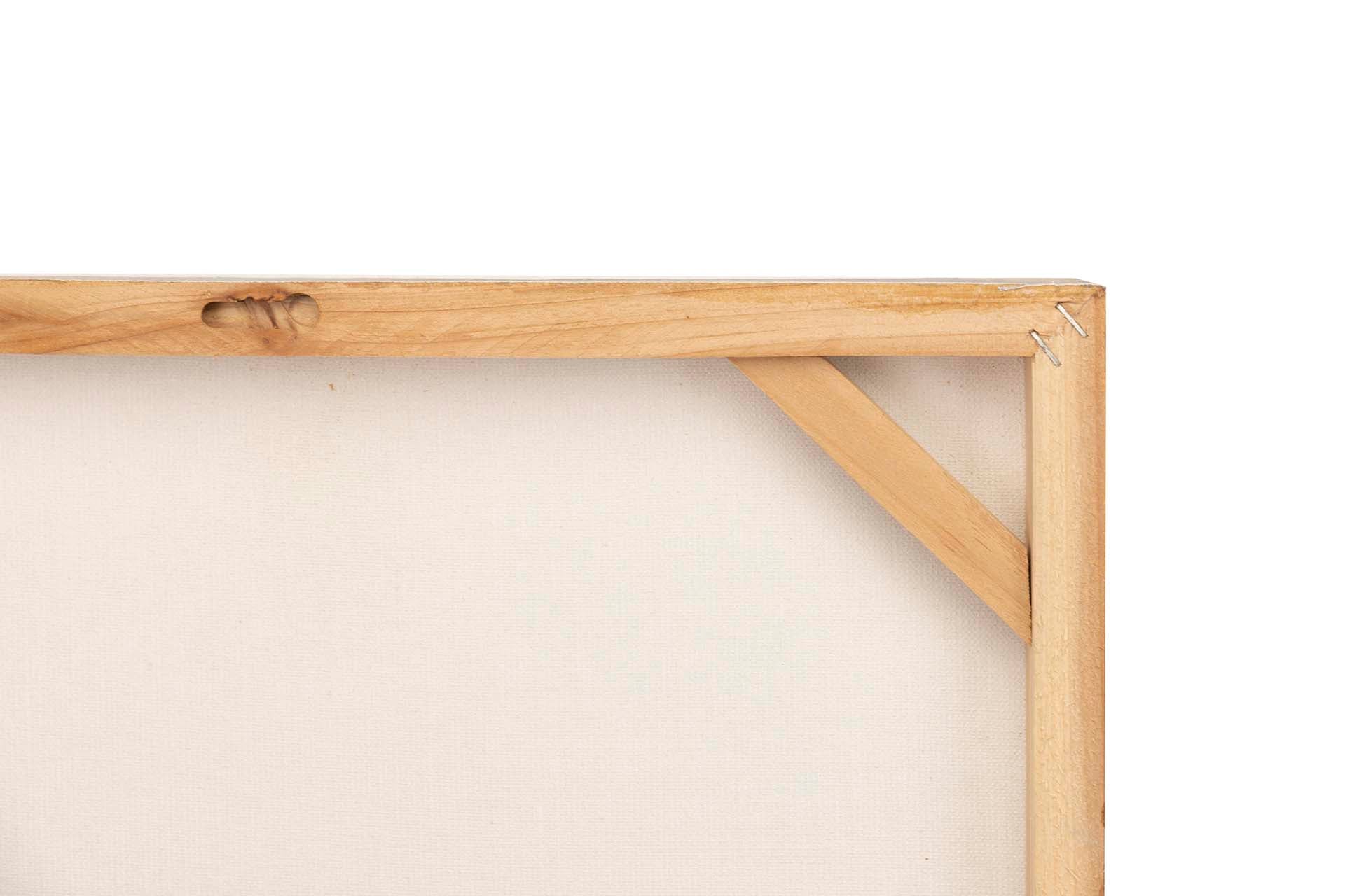 SET OF 2 CANVASES OF FLOWERS 40% HAND PAINTED 40x3x120 CM