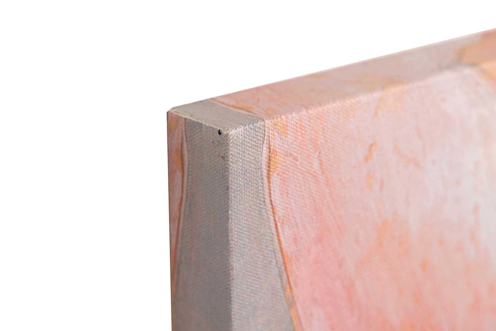 SET OF 2 CANVASES WITH FLOWERS, 40% HAND PAINTED, 70x3x50 CM