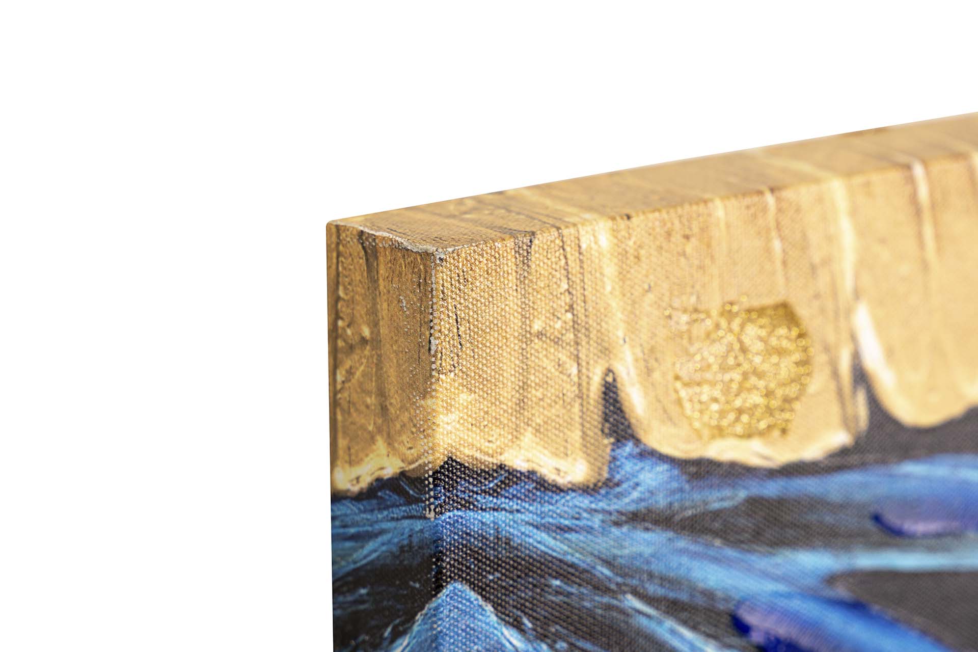 SET 2 LIENZOS HOJAS 40% PINTADO MANO 50x3x70 CM