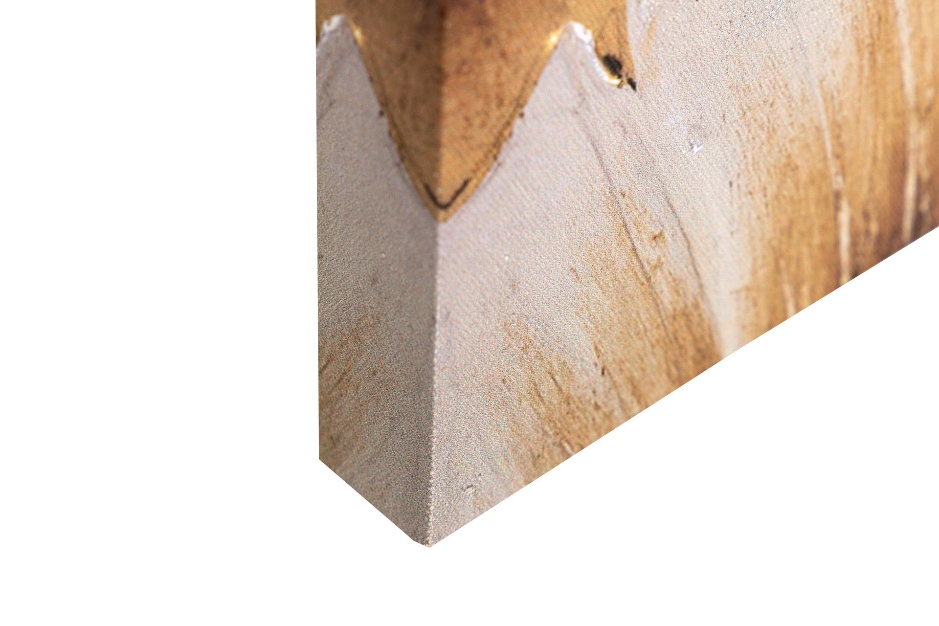 SET OF 2 CANVASES LEAVES 40% HAND PAINTED 50x3x70 CM