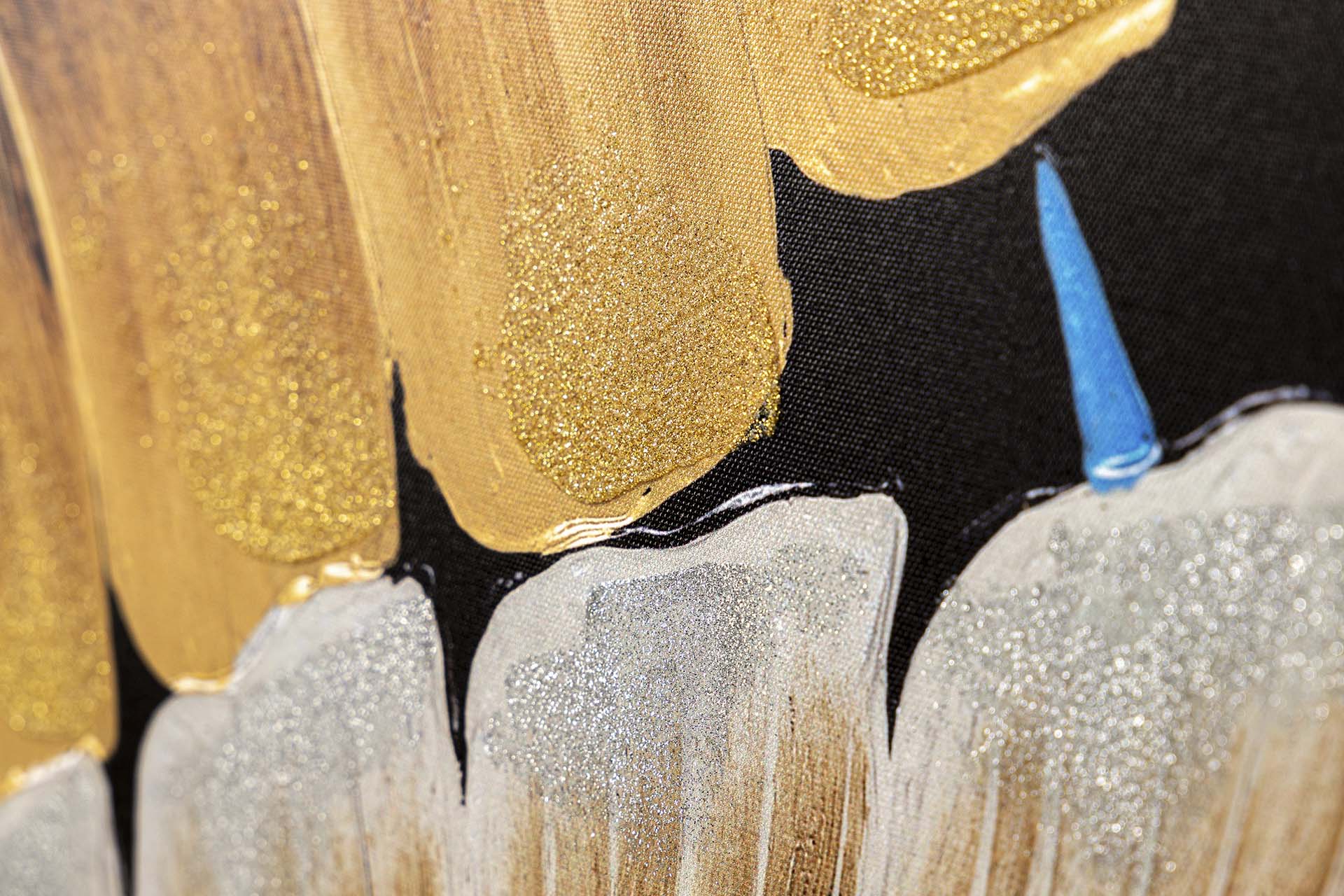 SET 2 LIENZOS HOJAS 40% PINTADO MANO 50x3x70 CM