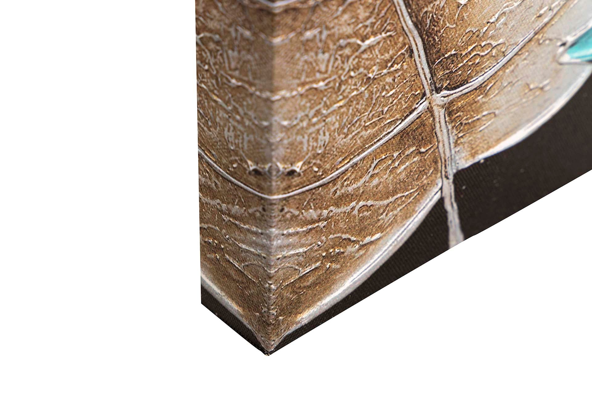 SET OF 2 CANVASES WITH FLOWERS, 40% HAND PAINTED, 60x3x60 CM