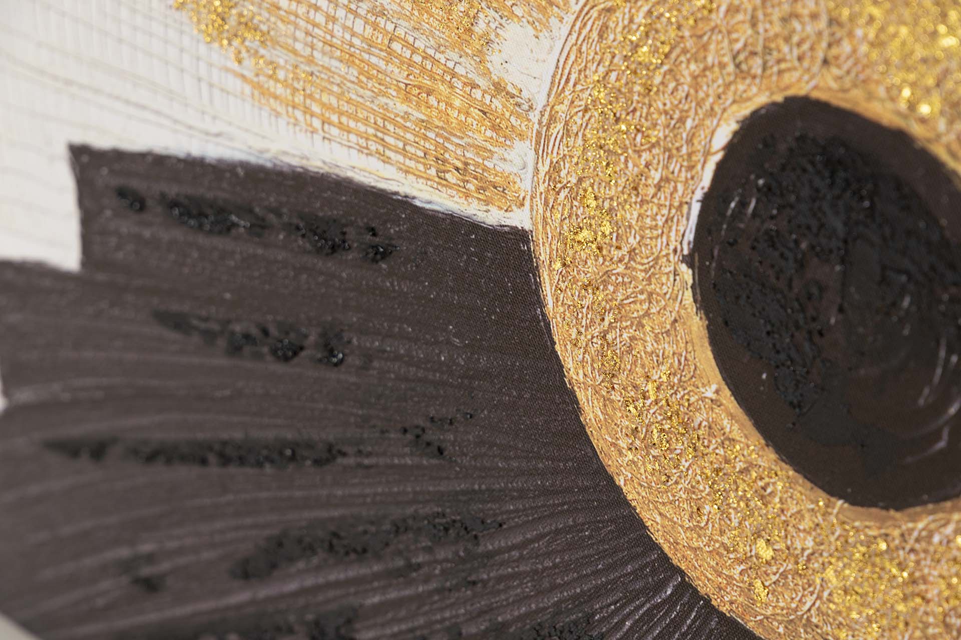 CONJUNTO DE 2 TELAS ABSTRATAS, 40% PINTADAS À MÃO, 70x3x50 CM