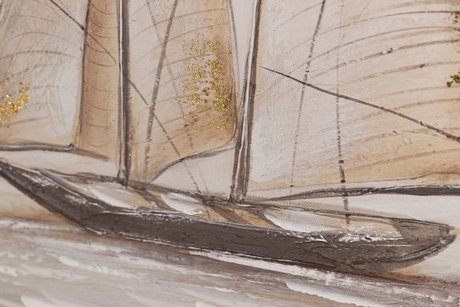 SET OF 2 CANVASES SHIP 40% HAND PAINTED 60x3x60 CM