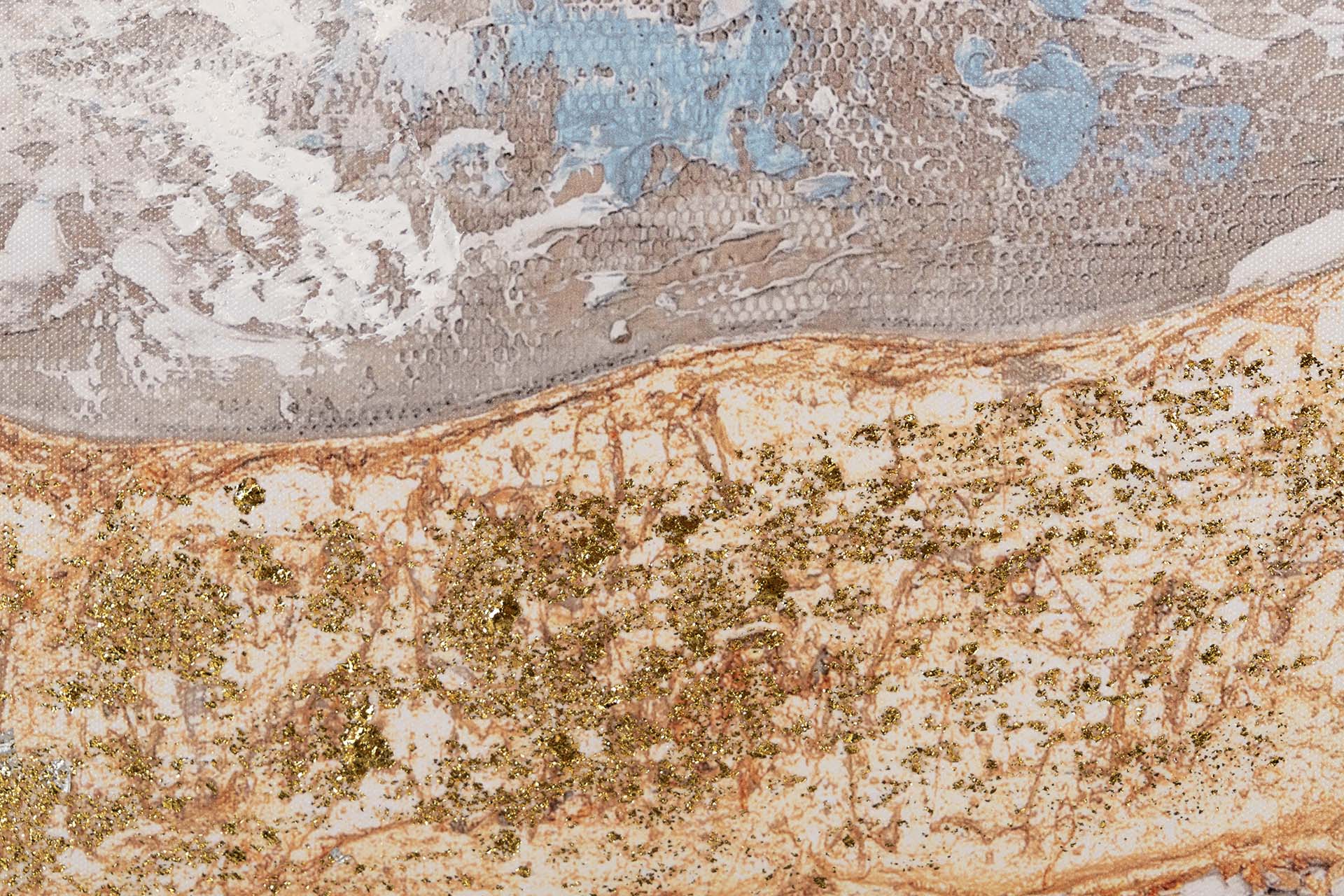 CONJUNTO DE 2 TELAS ABSTRATAS, 40% PINTADAS À MÃO, 40x3x80 CM