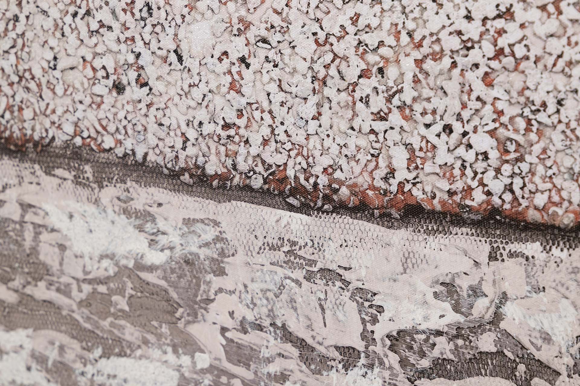 CONJUNTO DE 2 TELAS ABSTRATAS, 40% PINTADAS À MÃO, 40x3x80 CM