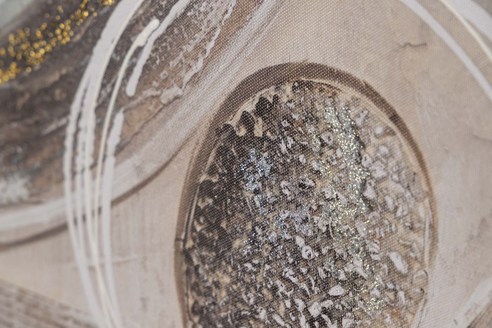 CONJUNTO DE 2 TELAS ABSTRATAS, 40% PINTADAS À MÃO, 40x3x80 CM