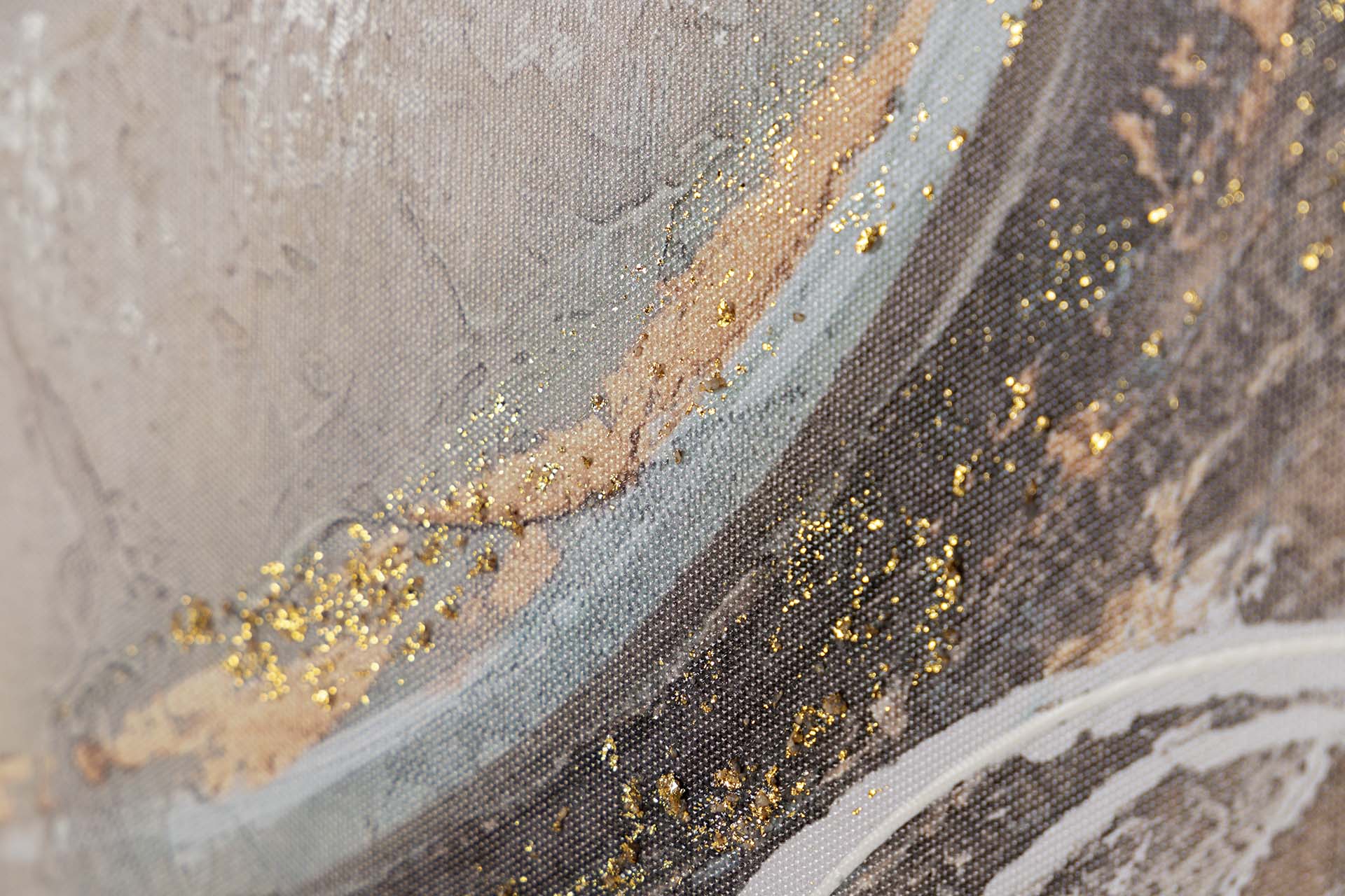 CONJUNTO DE 2 TELAS ABSTRATAS, 40% PINTADAS À MÃO, 40x3x80 CM