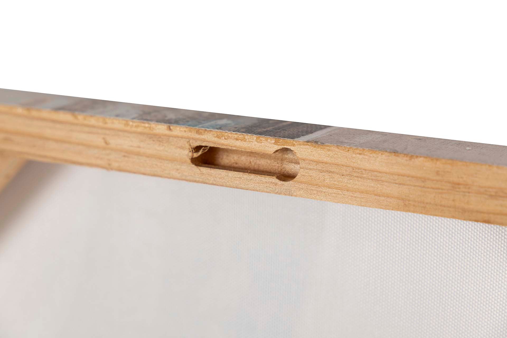 CONJUNTO DE 2 TELAS ABSTRATAS, 40% PINTADAS À MÃO, 40x3x80 CM