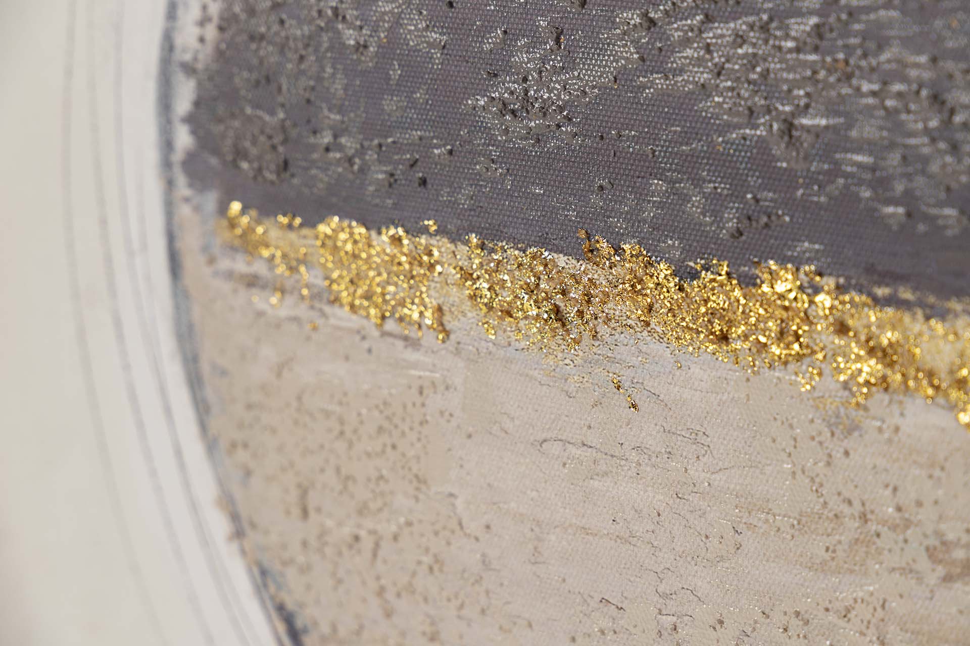 CONJUNTO DE 2 TELAS ABSTRATAS, 40% PINTADAS À MÃO, 50x3x70 CM