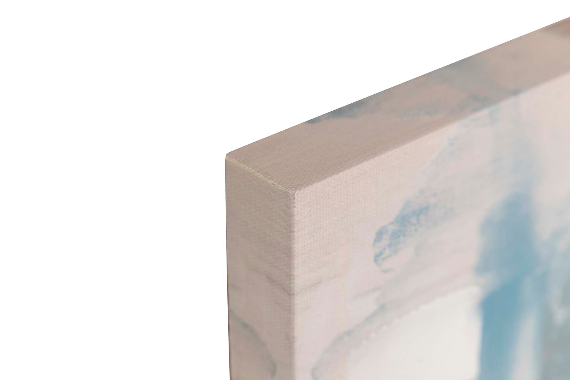 SET OF 2 ABSTRACT CANVASES, 40% HAND PAINTED, 50x3x70 CM