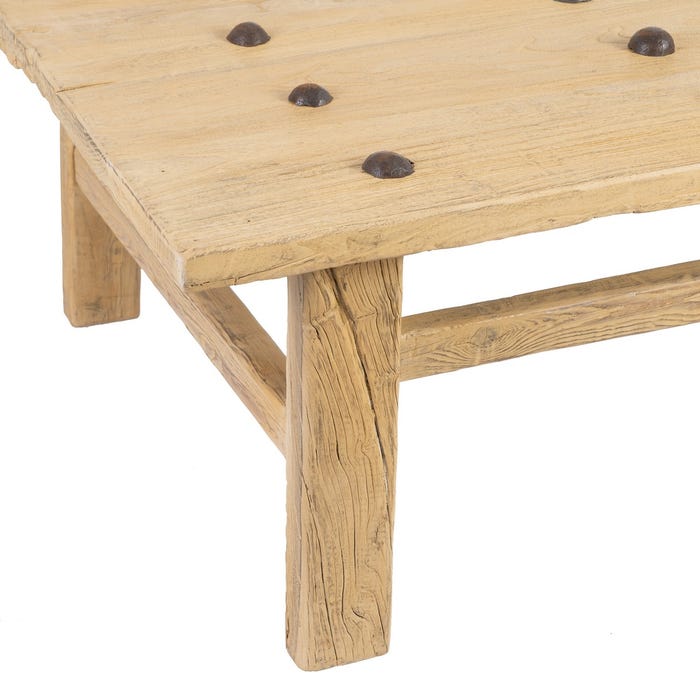 Natural Oriental Wood Center Table 173 X 87 X 47 Cm