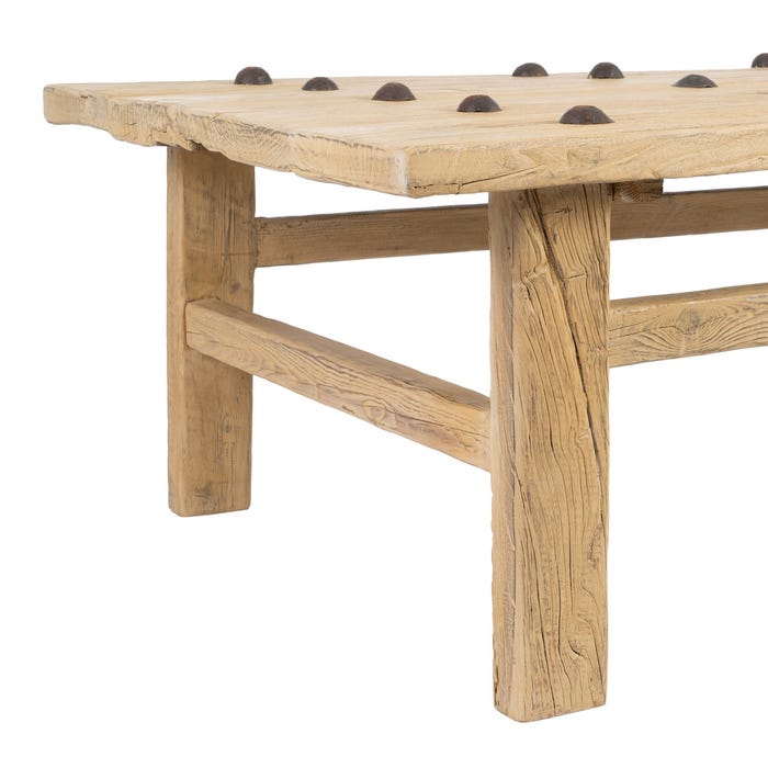 Natural Oriental Wood Center Table 173 X 87 X 47 Cm