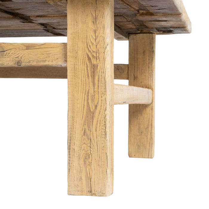 Natural Oriental Wood Center Table 173 X 87 X 47 Cm