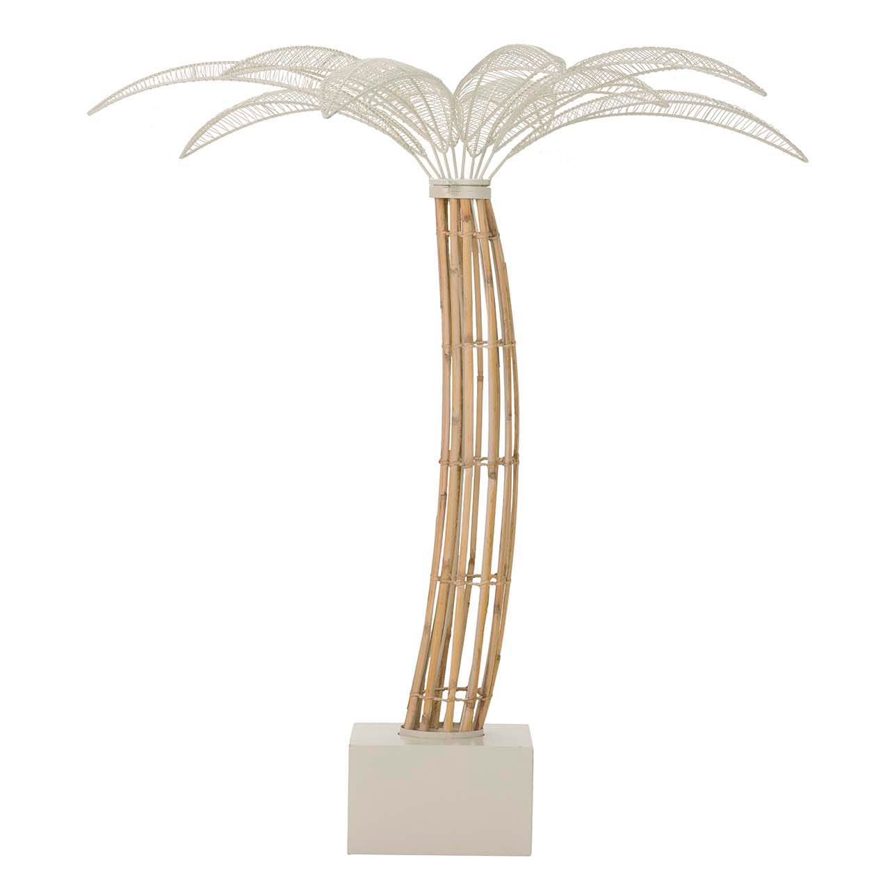 FIGURA PALMERA METAL FIBRA SINTETICA 89x84x98 CM