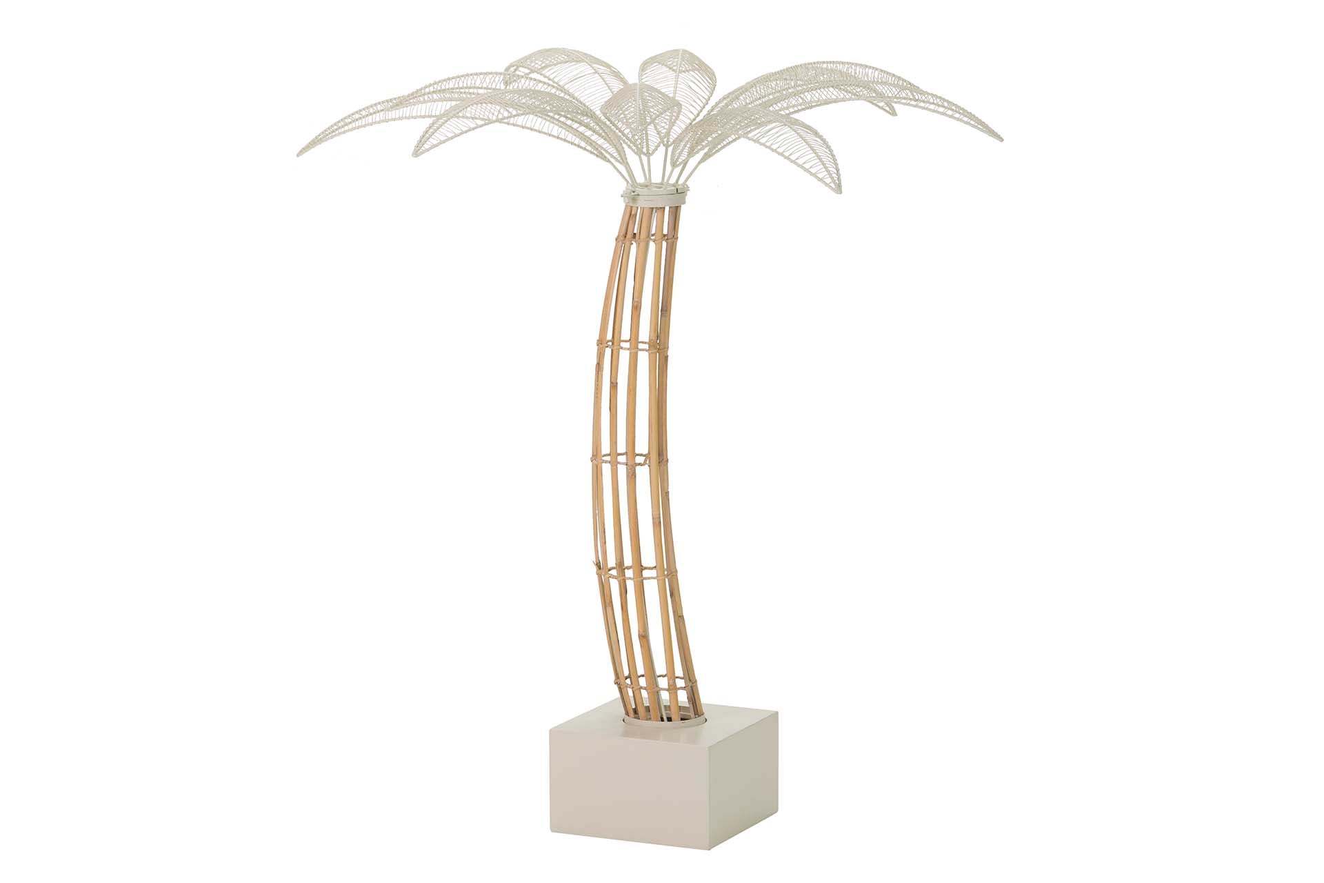 FIGURA PALMERA METAL FIBRA SINTETICA 89x84x98 CM