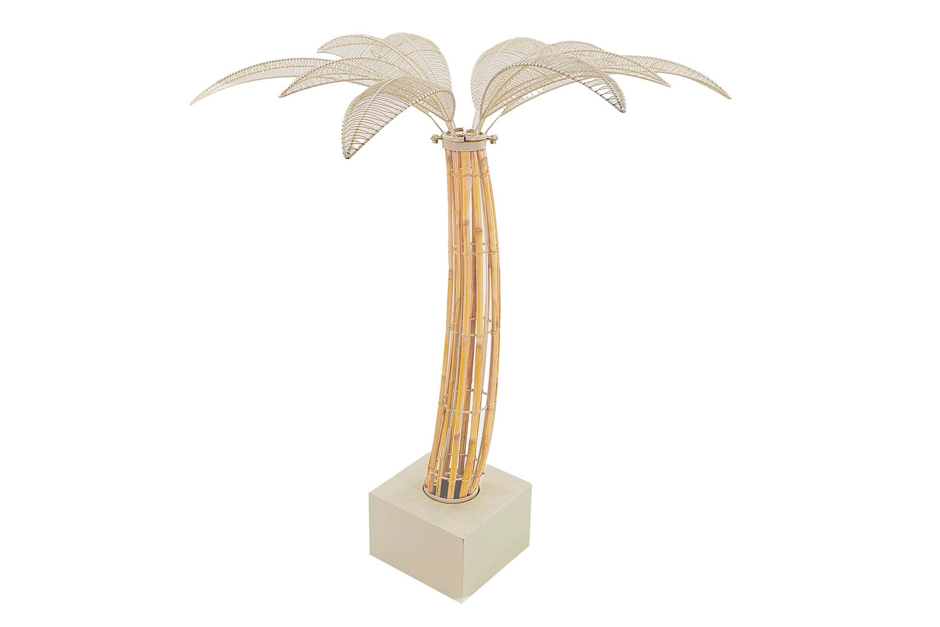 FIGURA PALMERA METAL FIBRA SINTETICA 89x84x98 CM