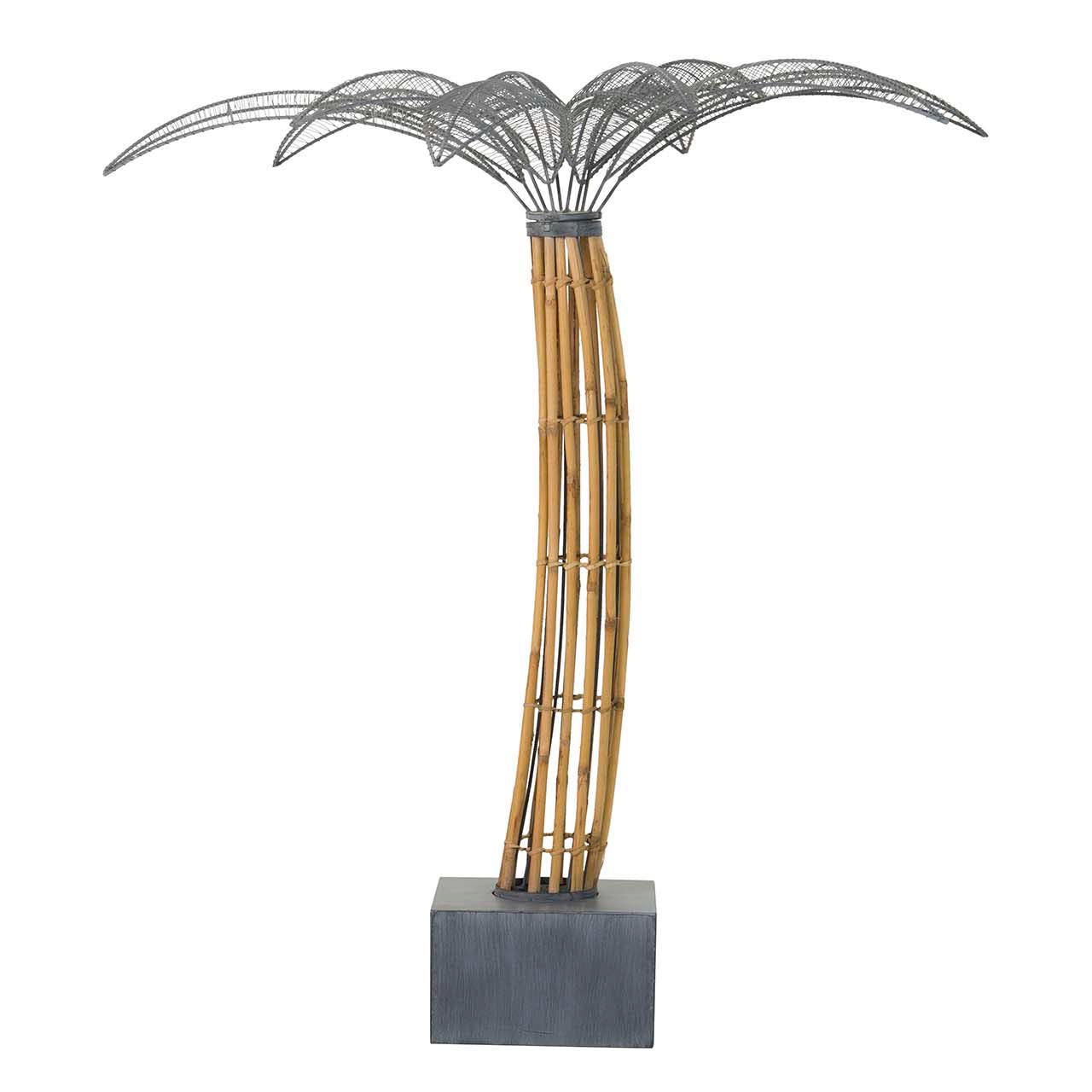 FIGURA PALMERA METAL FIBRA SINTETICA 89x84x98 CM