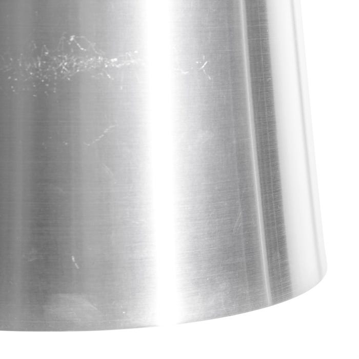 Lámpara Techo Plata Mate Aluminio 29 X 29 X 39 Cm