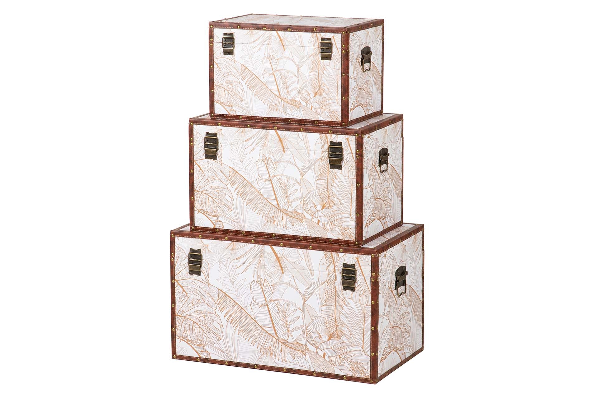 SET 3 BAULES 59x35x35 49x30x30 39x25x25 CM