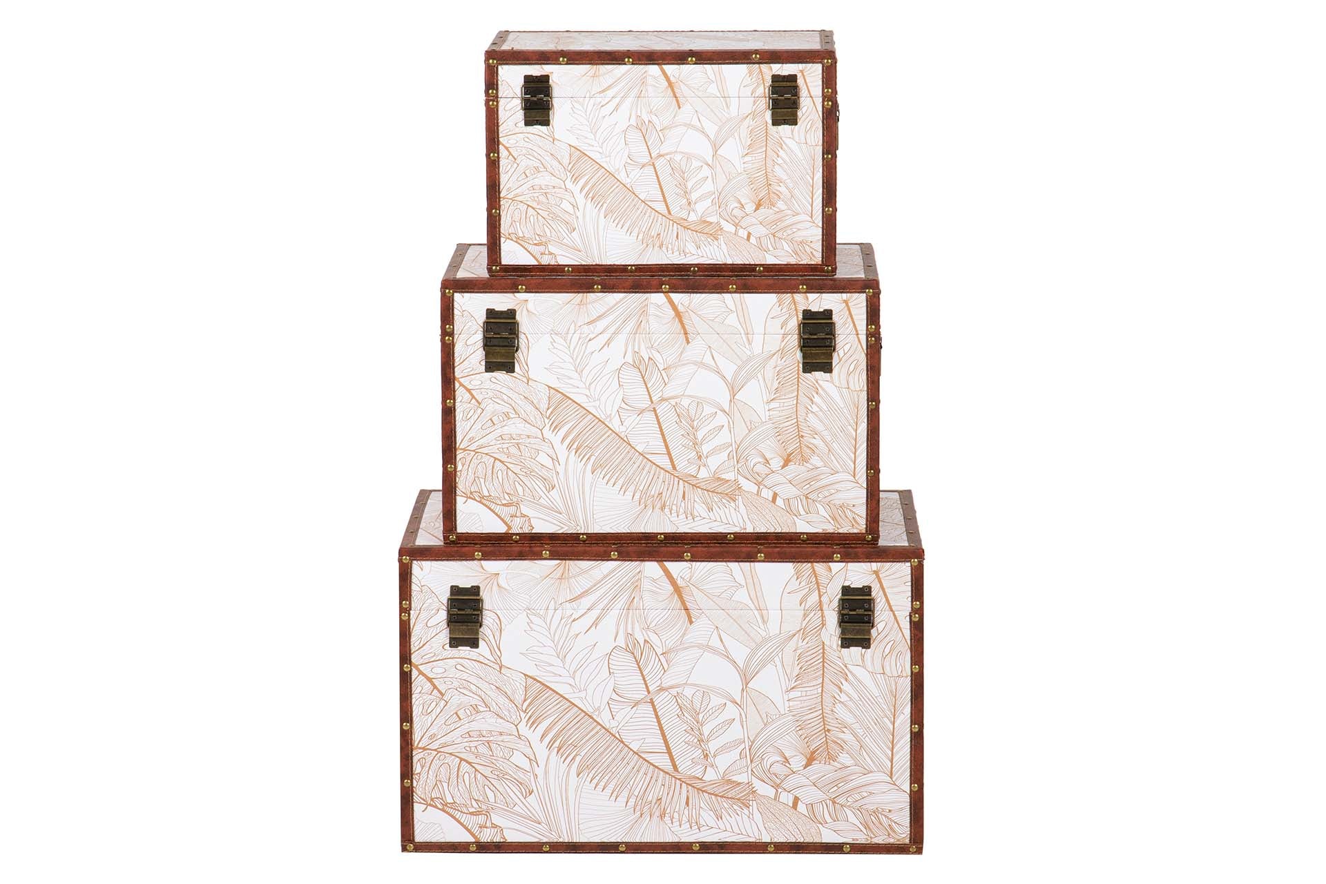 SET 3 BAULES 59x35x35 49x30x30 39x25x25 CM