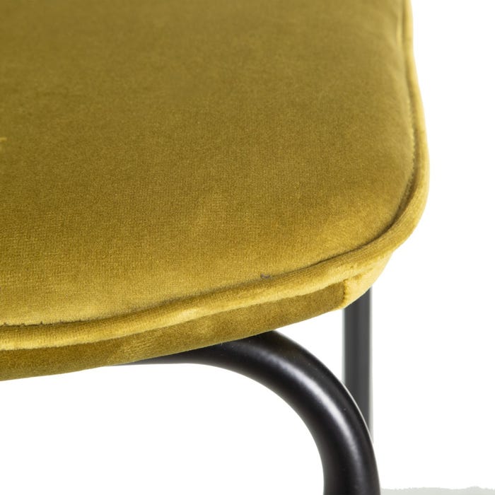 Silla Verde Tejido-Metal Salón 46 X 55 X 81,50 Cm