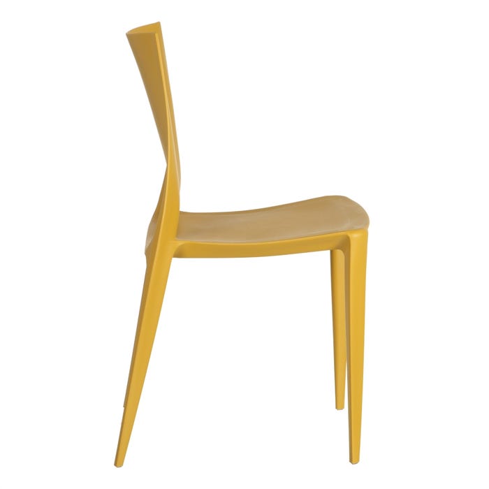 Silla Amarillo Polipropileno 44 X 41 X 84 Cm