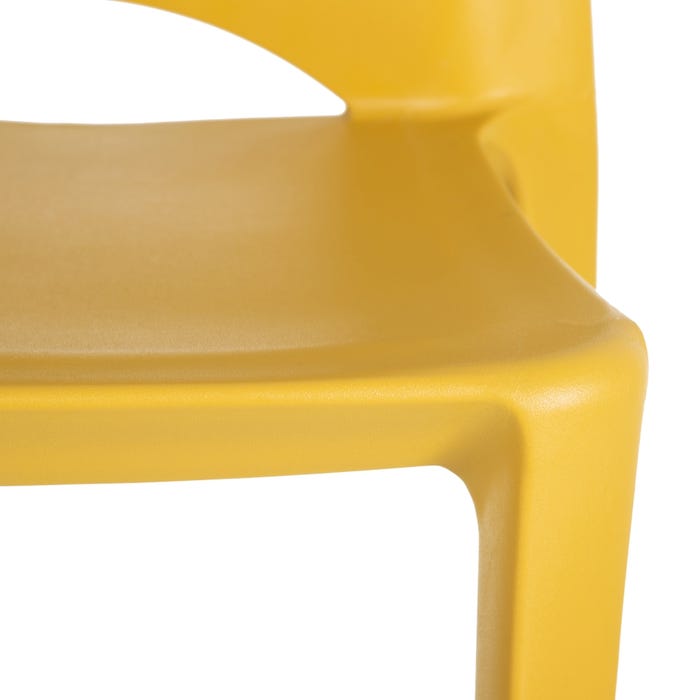 Silla Amarillo Polipropileno 44 X 41 X 84 Cm