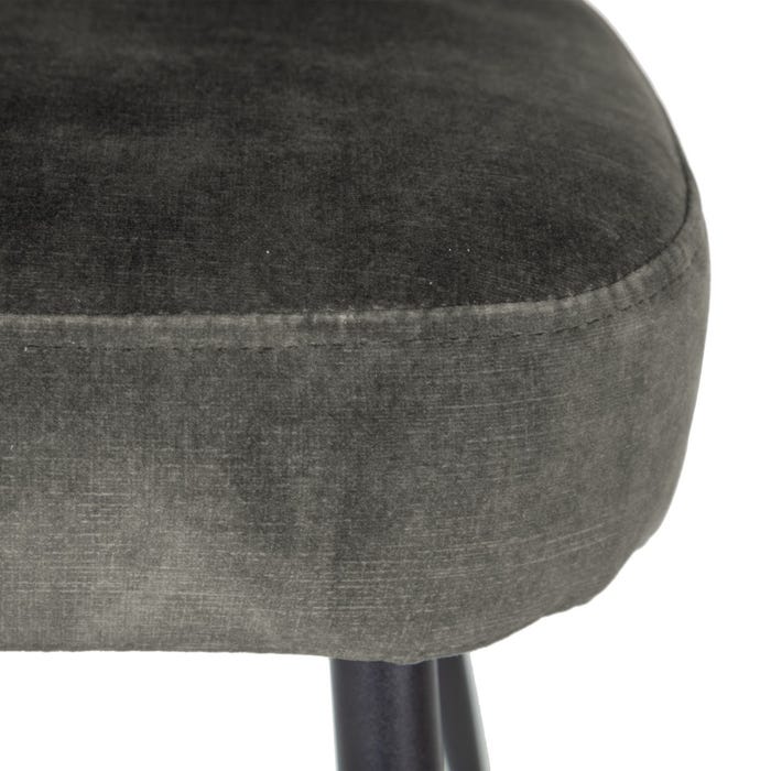 Silla Verde Oliva Oscuro Tejido-Metal 51 X 49 X 88 Cm