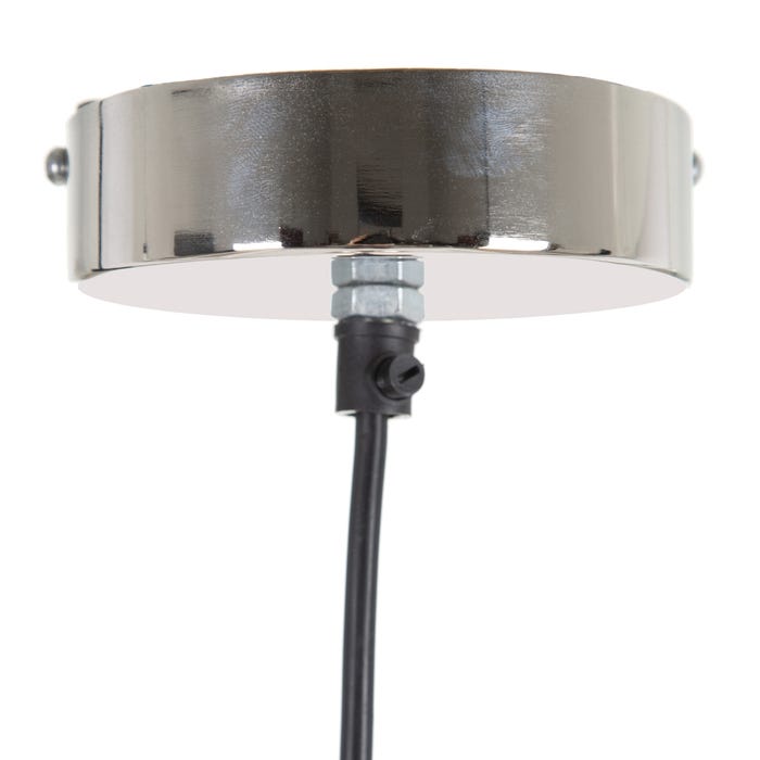 Lámpara Techo Plata Aluminio Decoración 34 X 34 X 23 Cm
