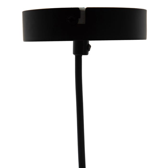 Lámpara Techo Negro-Cobre Decoración 28,50 X 28,50 X 44 Cm