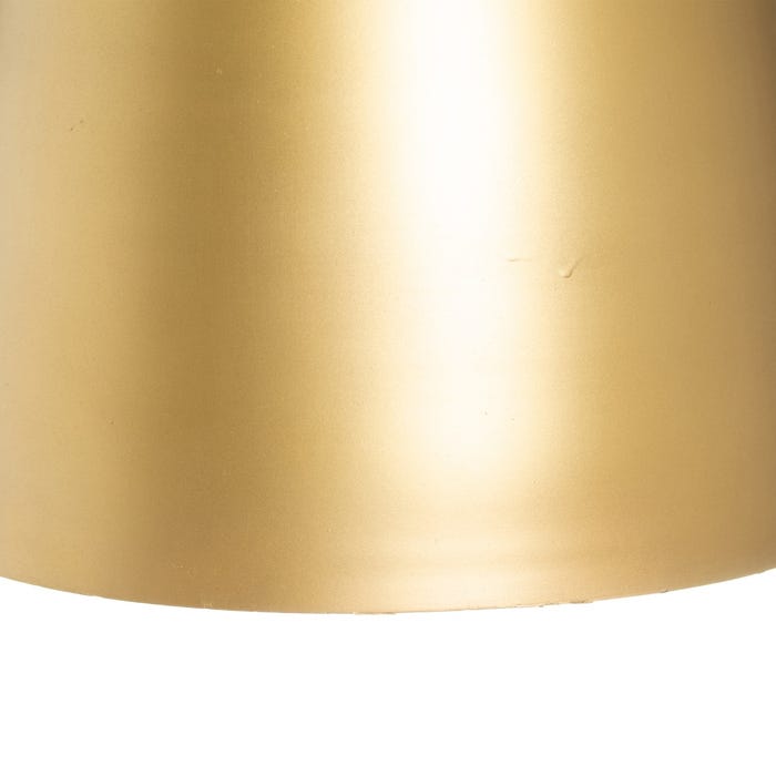 Lámpara Techo Oro Madera-Hierro 21 X 21 X 37 Cm