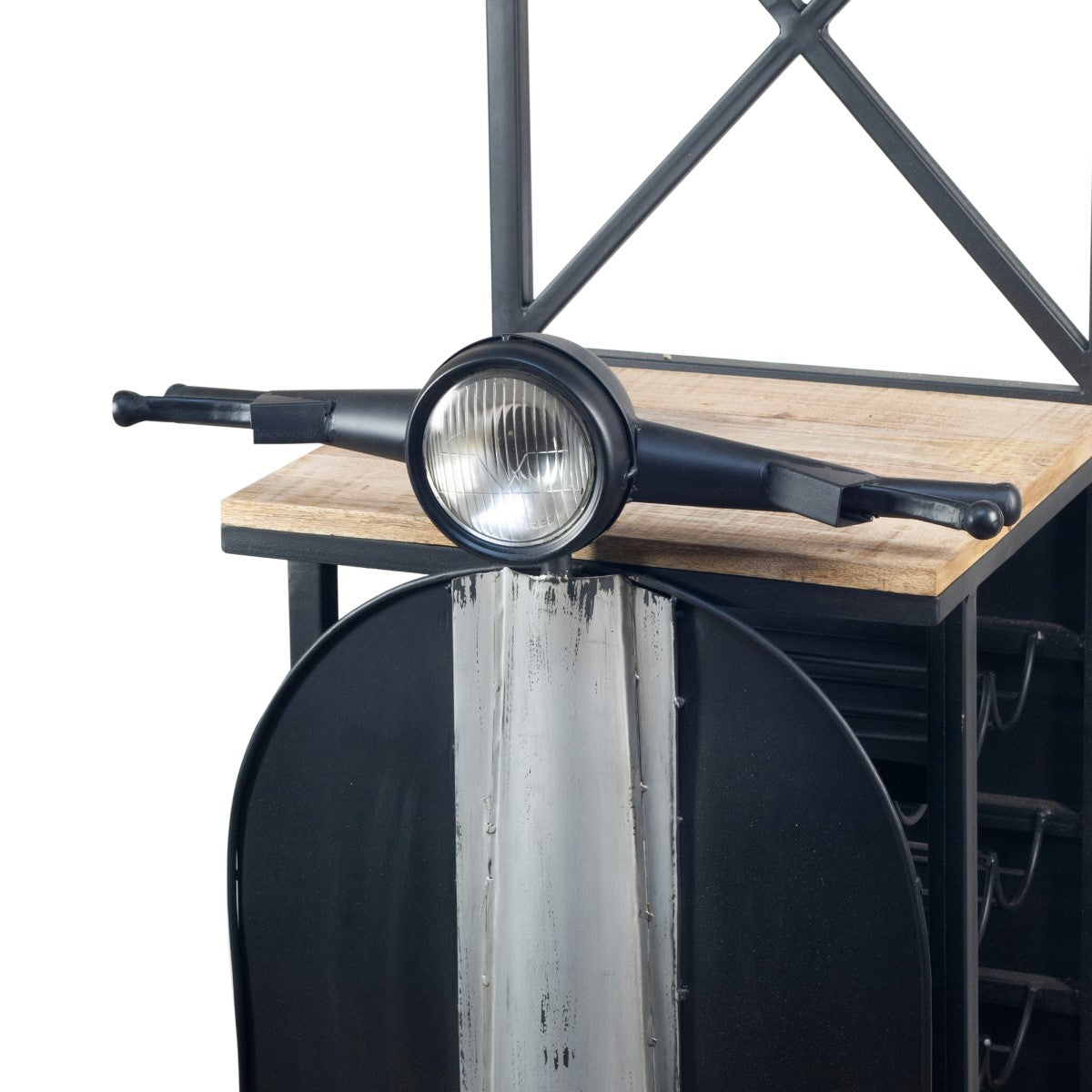 Vespa Motorcycle Shelf 50X102X180Cm.