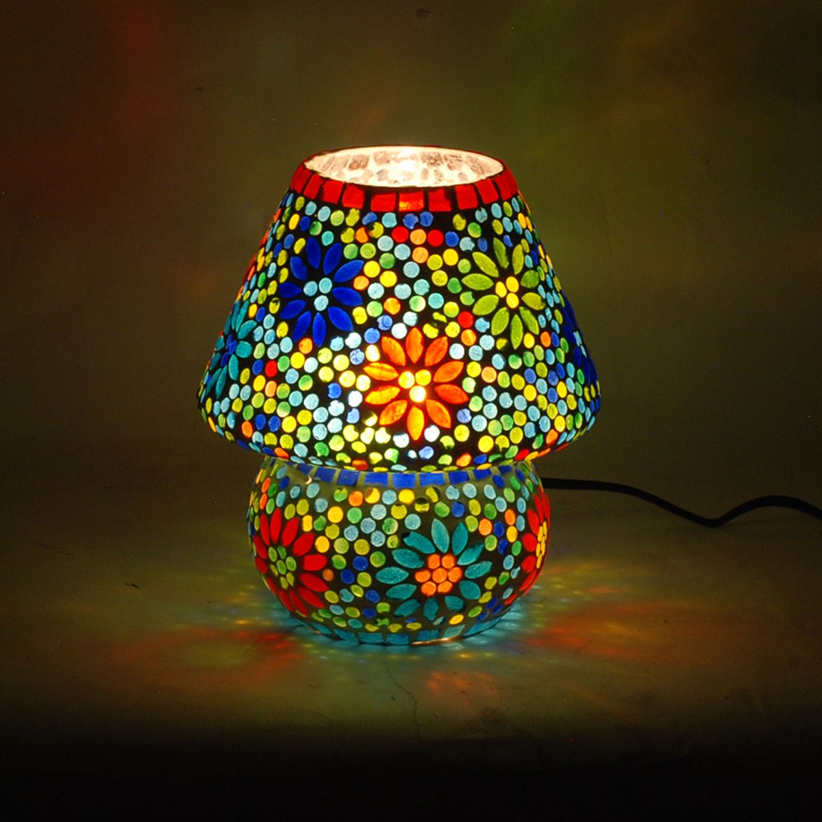 Luminária Cogumelo Mosaico Médio
