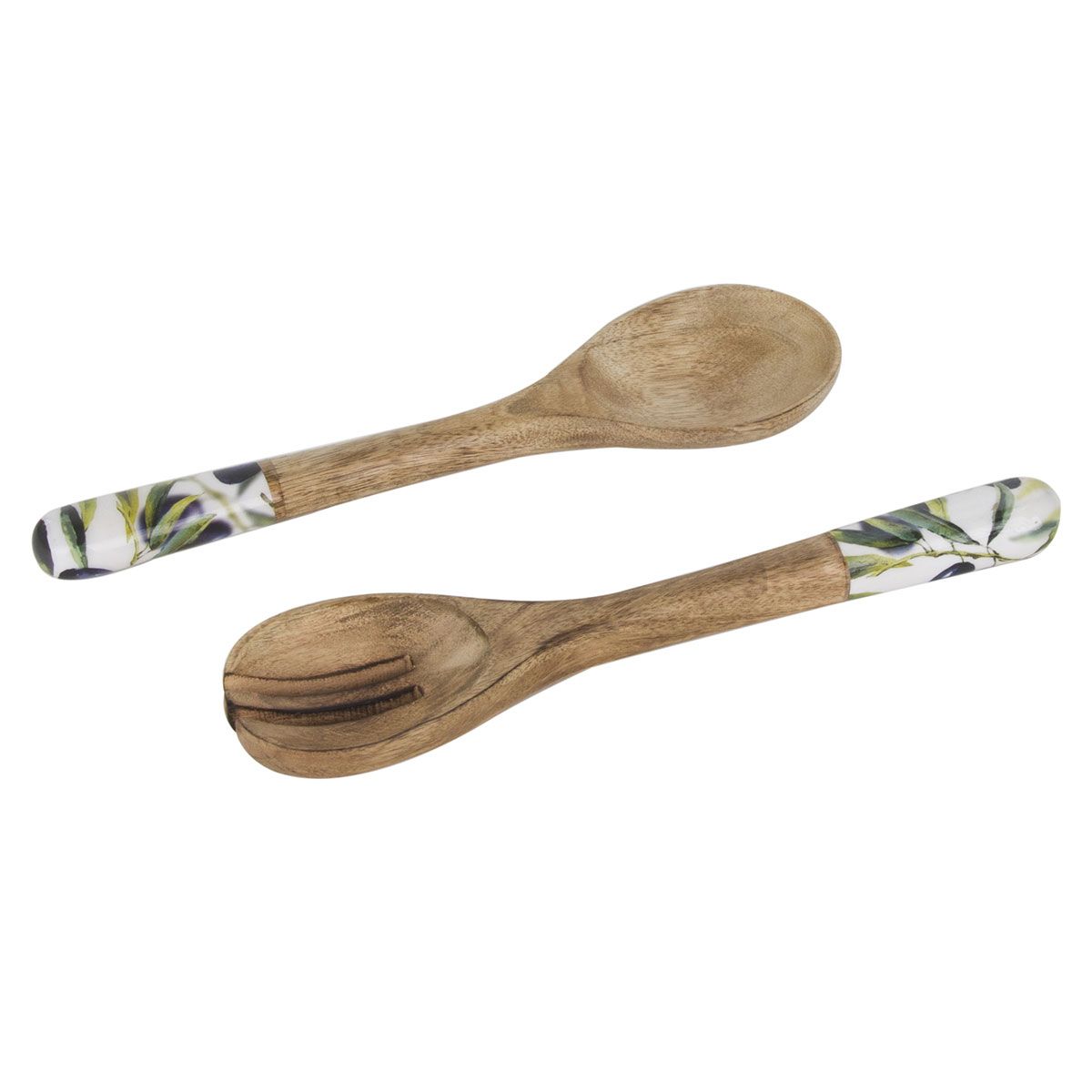 Olive Spoon and Fork Set