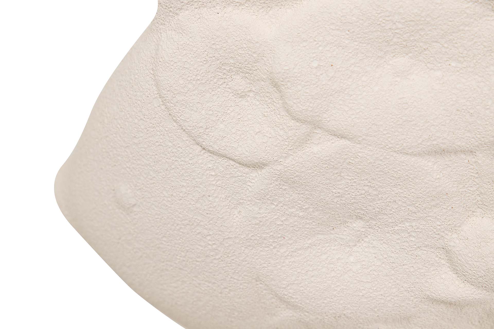 FIGURA PEZ CERAMICA BEIGE 30x24x10 CM