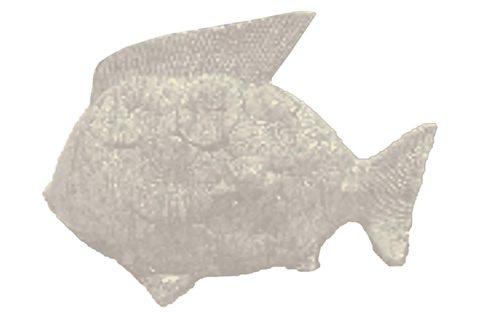 FIGURA PEZ CERAMICA MARRON 34x29x11 CM