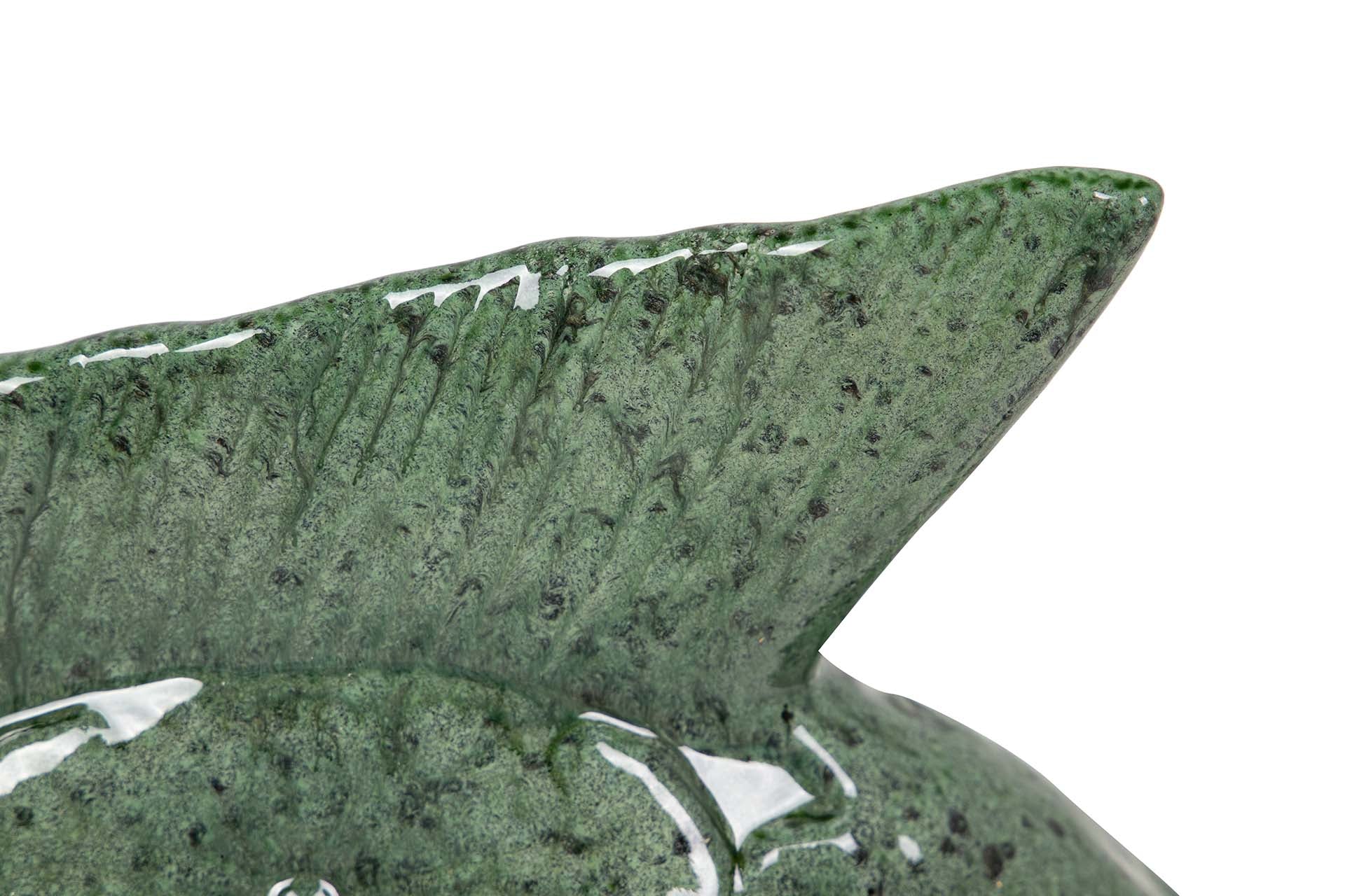 FIGURA PEZ CERAMICA VERDE 30x24x10 CM